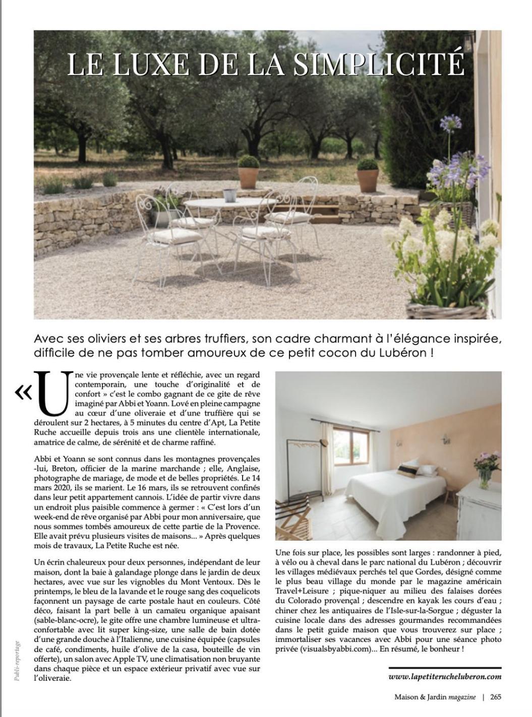 La Petite Ruche, 1 Bedroom Gite In The Luberon 阿普特 外观 照片